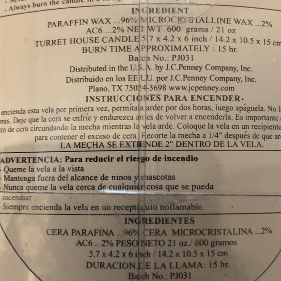 Turret House candle - new in packaging - Picture 3 of 9